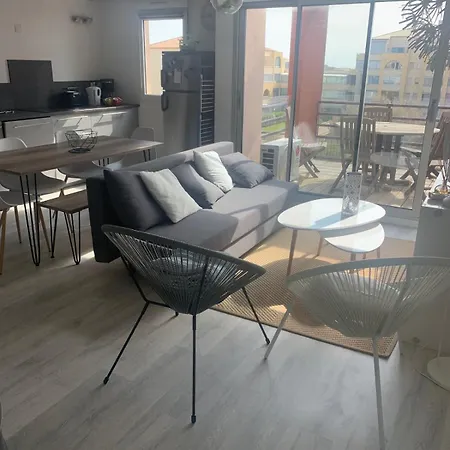 公寓 Magnificent T3 Duplex Seaside Style 弗龙蒂尼昂